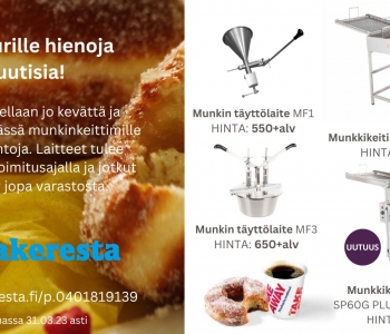 Leipurille hyviä uutisiä!