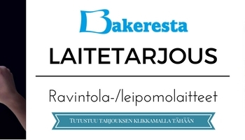 Laitetarjous ravintolalaitteet/leipomolaitteet