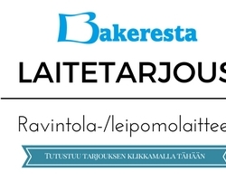 Laitetarjous ravintolalaitteet/leipomolaitteet