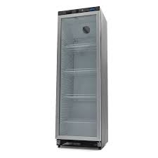 Jääkaappi lasiovella Max 400 L, Design musta