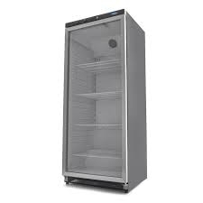 Jääkaappi lasiovella Max 600 L, Design musta